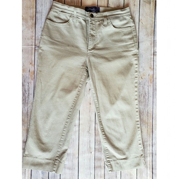 NYDJ Pants - NYDJ Lift Tuck Tann denim capri pants